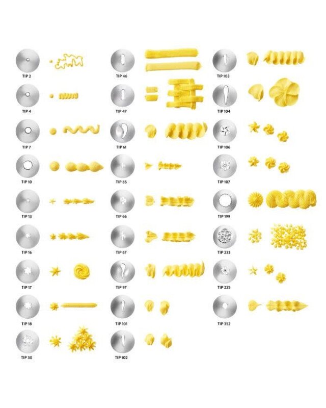 wilton Wilton Deluxe Decorating Tip Set/29