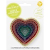 Wilton Dubbelzijdige Uitstekers Hart Set/6