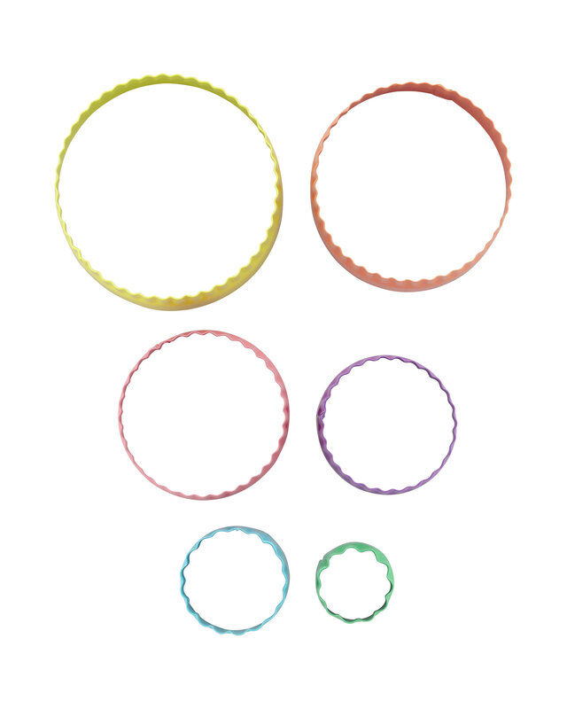 wilton Wilton Dubbelzijdige Uitstekers Rond Set/6