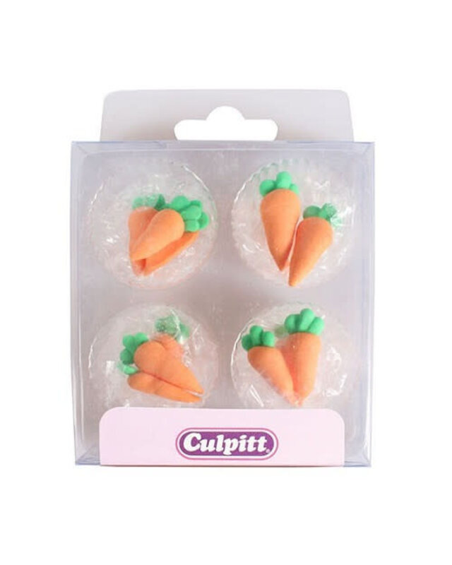 Culpitt Culpitt Suikerdecoratie Wortels 12st