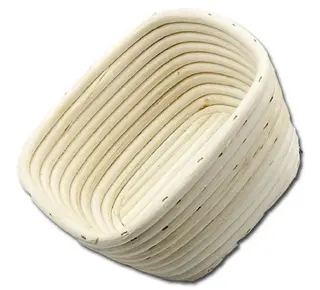 Brand New Cake Rijsmandje Riet Vierkant 21x21cm (650 tot 800 gram deeg)