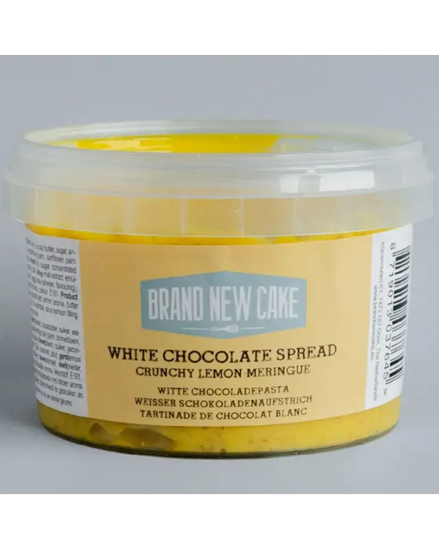 Brand New Cake Witte Chocopasta Crunchy Citroen-Meringue 260g
