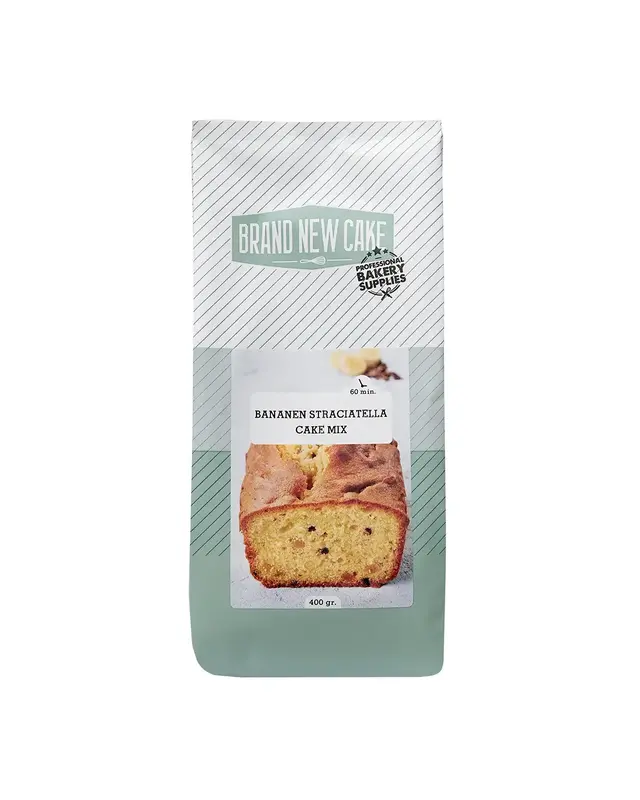 Brand New Cake Bananen-Straciatella cake-mix 400g