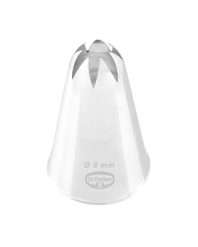 Dr. Oetker Dr. Oetker Nozzle Star Closed 8 mm