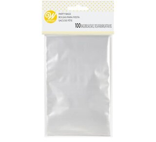 wilton Wilton Traktatiezakjes Doorzichtig Mini pk/100