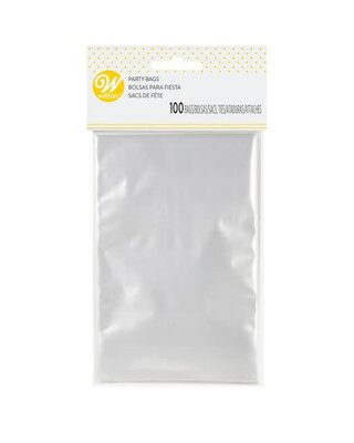 wilton Wilton Traktatiezakjes Doorzichtig Mini pk/100