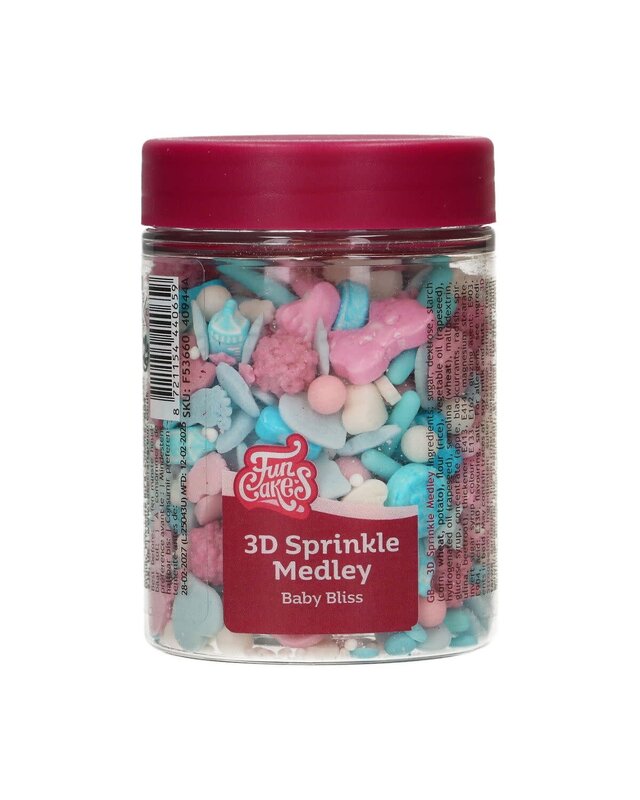 Funcakes FunCakes 3D Sprinkle Medley - Baby Bliss 70g