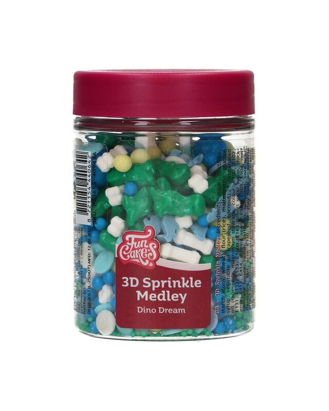 Funcakes FunCakes 3D Sprinkle Medley - Dino Dream 70g