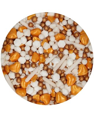 Funcakes FunCakes 3D Sprinkle Medley - Wedding Bells 70g