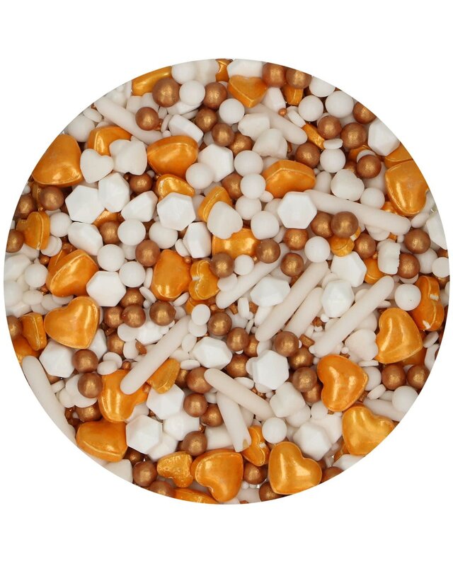 Funcakes FunCakes 3D Sprinkle Medley - Wedding Bells 70g