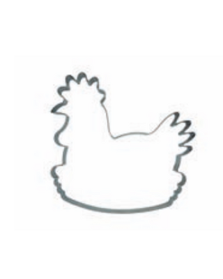 Kip in mand Koekjesvorm