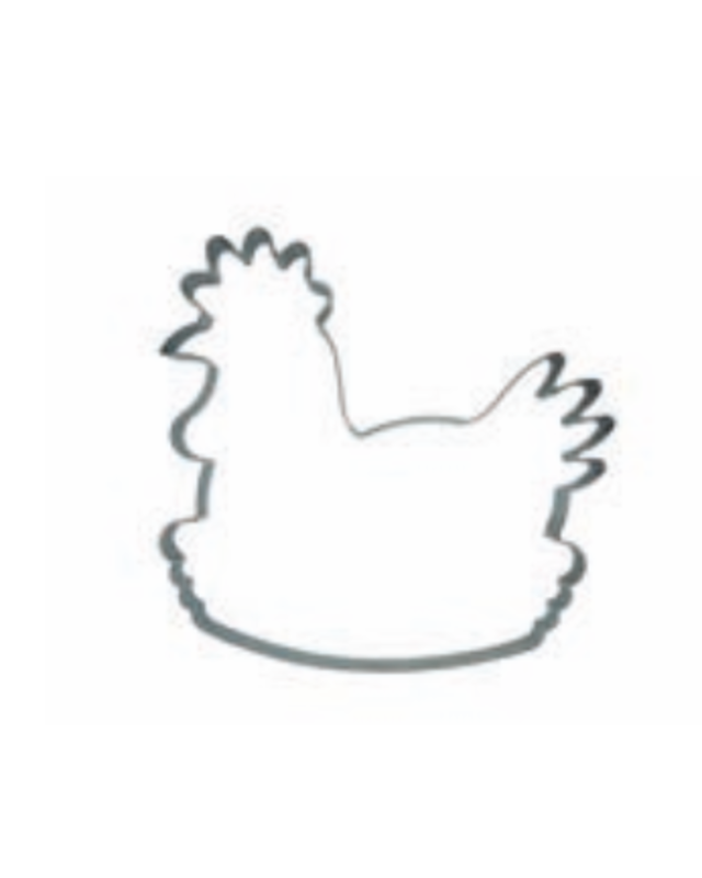 Kip in mand Koekjesvorm