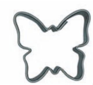 walters Koekjesvorm vlinder 4cm
