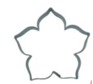 walters Koekjesvorm lelie 5,5cm