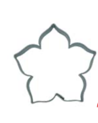 walters Koekjesvorm lelie 5,5cm