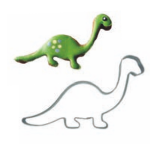 walters koekjesvorm brontosaurus