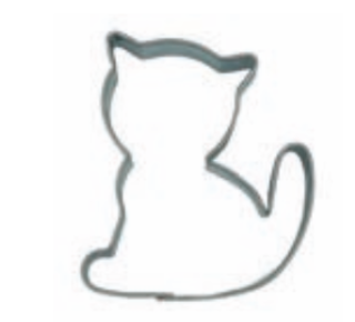walters koekjesvorm kat 5cm