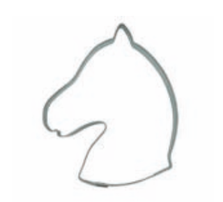 walters Koekjesvorm paardenhoofd