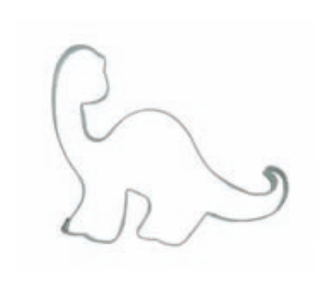 walters Koekjesvorm diplodocus dino
