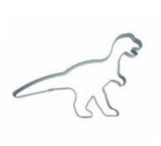 walters koekjesvorn T-Rex dino