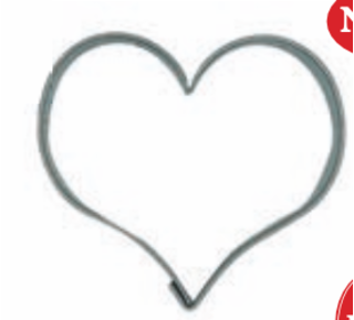 walters koekjesvorm hart 4cm