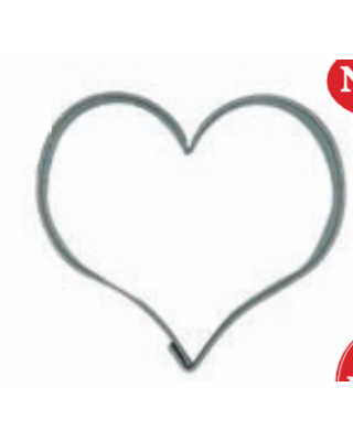 walters koekjesvorm hart 4cm