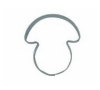 walters koekjesvorm paddestoel