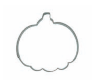 walters koekjesvorm pompoen 8cm