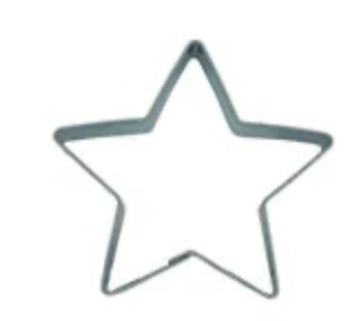 walters koekjesvorm ster 5 punten 3cm