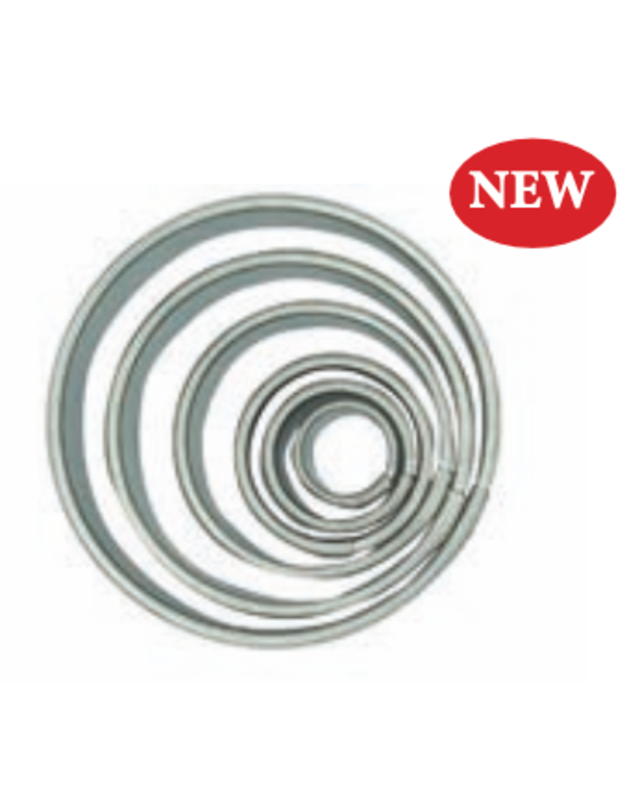 walters set 6 ronde koekjesuitstekers