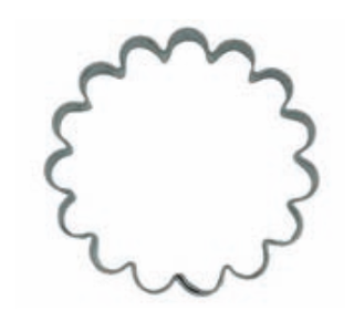 walters koekjesvorm rond kartel 6,5cm