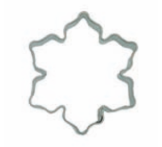 walters Koekjesvorm sneeuwvlok 4,5cm