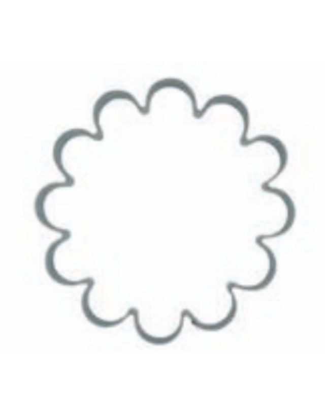 walters Koekjesvorm bloem kartel 9,2cm