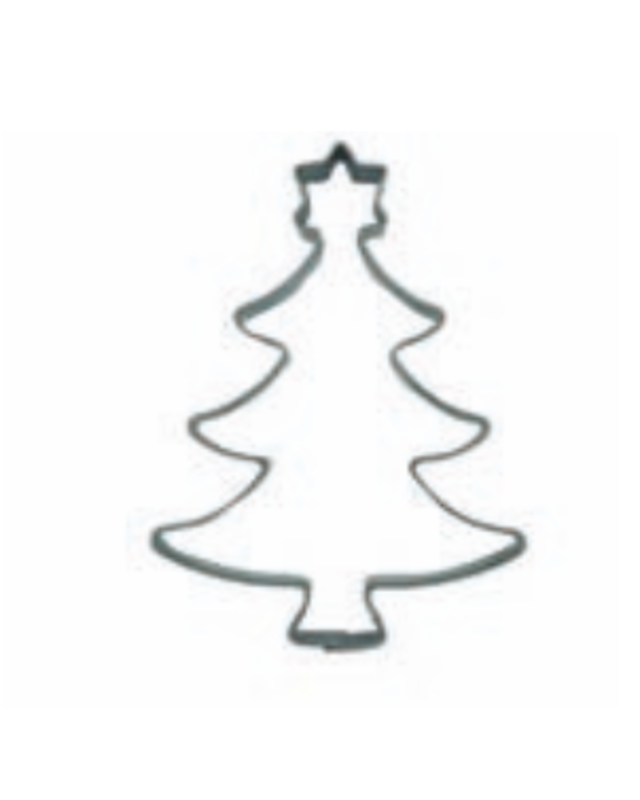 walters Koekjesvorm kerstboom met ster