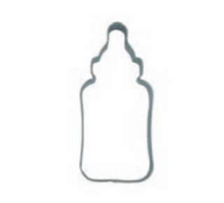 walters koekjesvorm baby fles