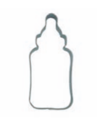 walters koekjesvorm baby fles