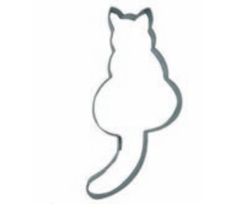 walters Koekjesvorm kat zittend
