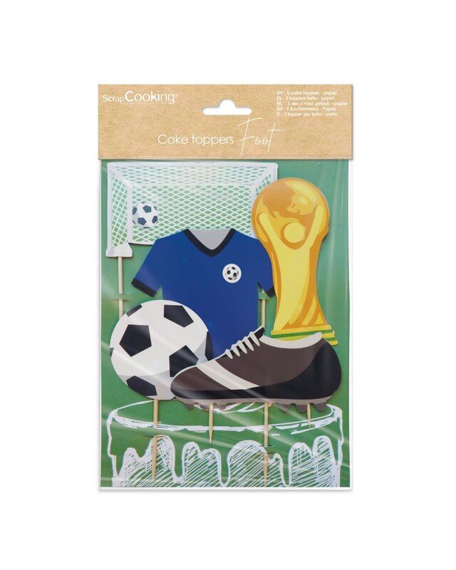scrapcooking Taart accessoires   Voetbal / Football