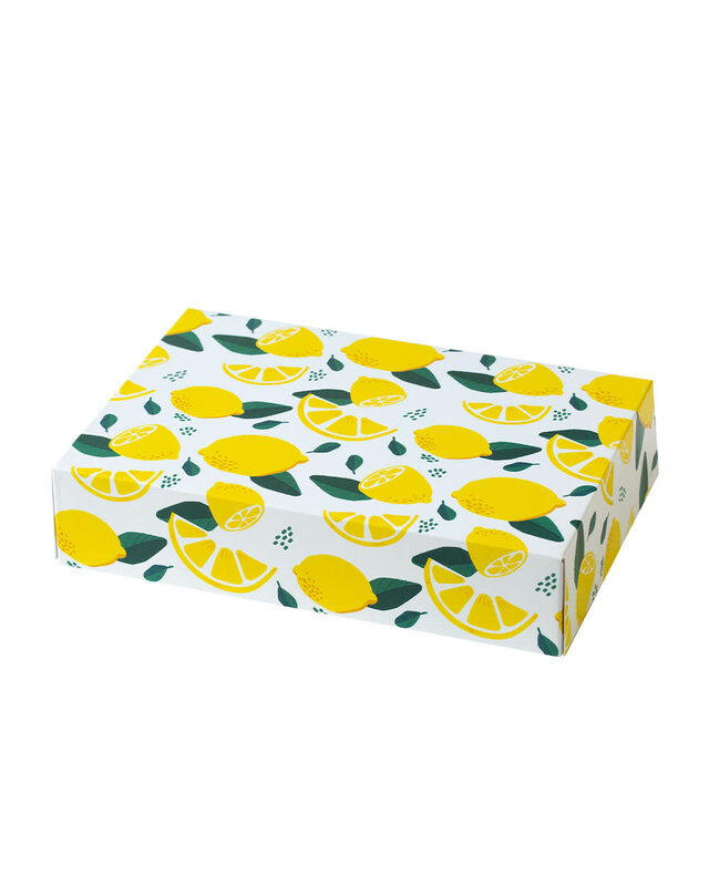 decora treat box 23,5x16x5cm  lemon