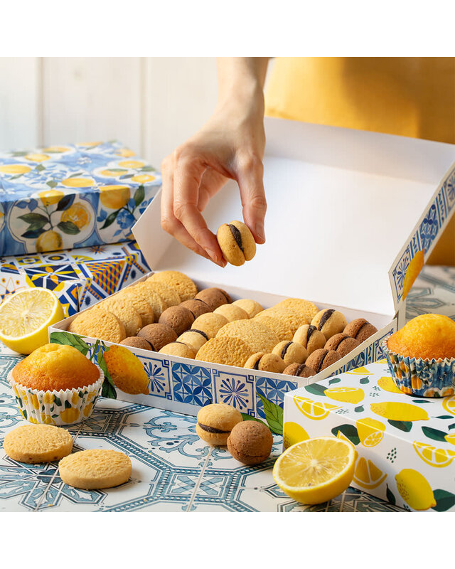 decora treat box 23,5x16x5cm  lemon