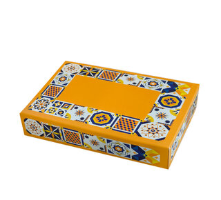 decora treat box 23,5x16x5cm  Toscaanse tegel