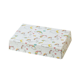 decora Treat box 23,5x16x5cm  eenhoorn wit