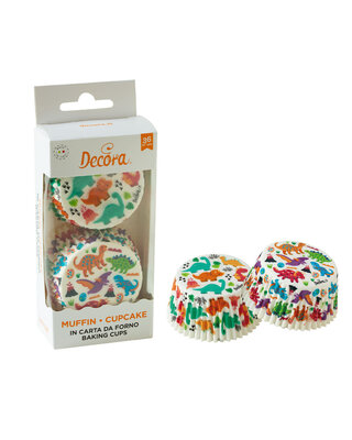 decora Jurassic  baking cups 36st