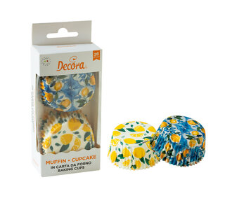 decora Lemon baking cups 36st