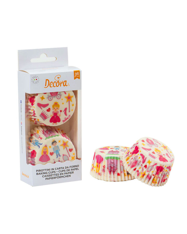 decora prinsessen cupcake vormen 36st