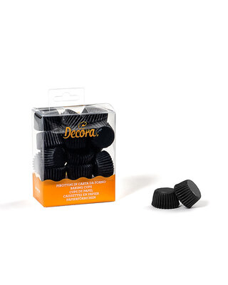 decora Decora zwart bonbon cups 200 stuks