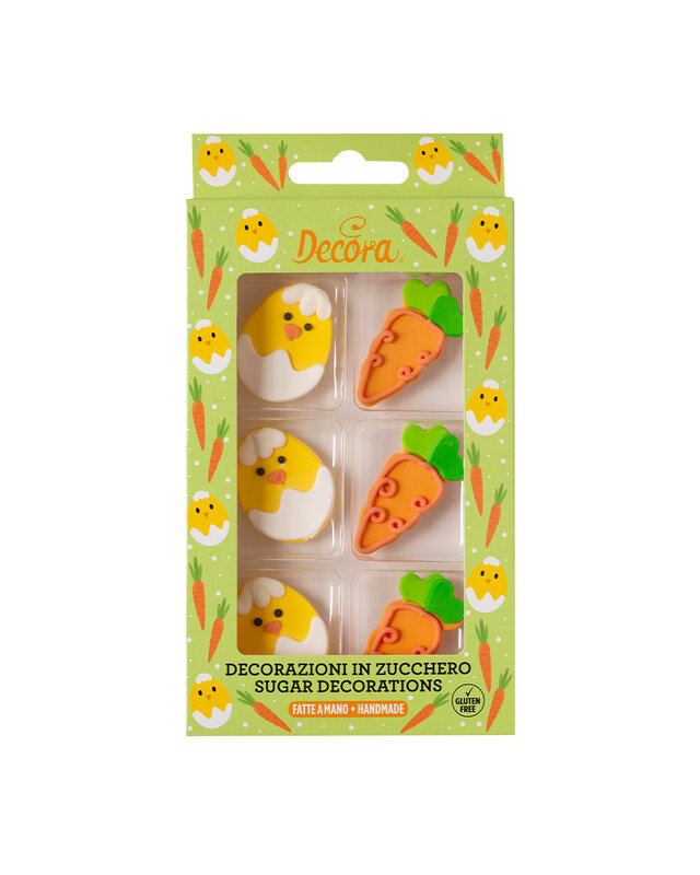 decora suikerdecoratie kuikens