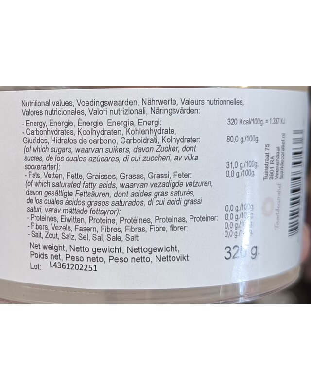 Taartdecoratief Glucose stroop 320g