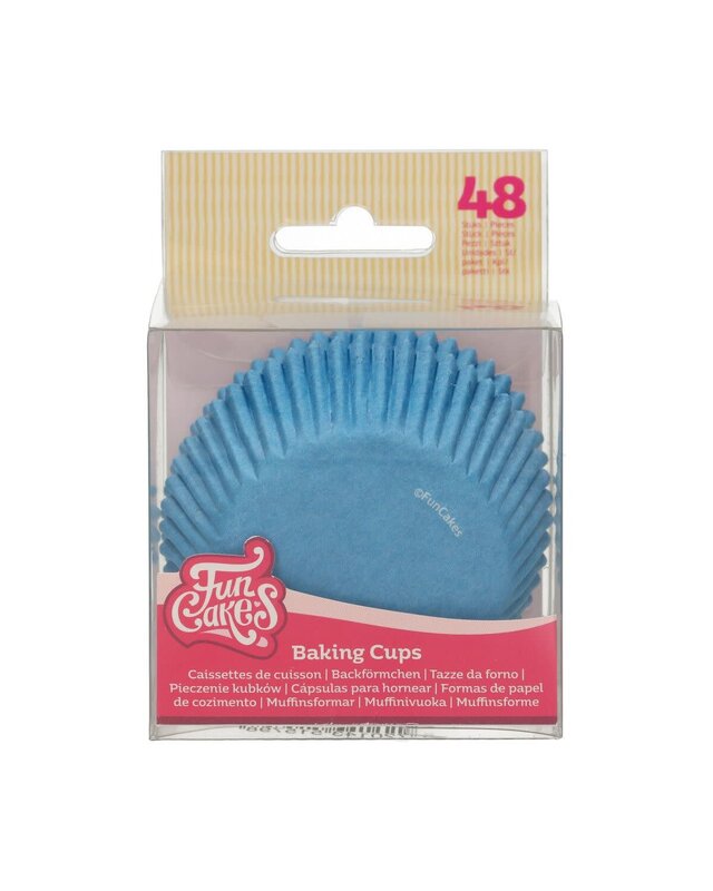 Funcakes FunCakes Cupcakevormpjes royal blauw pk/48