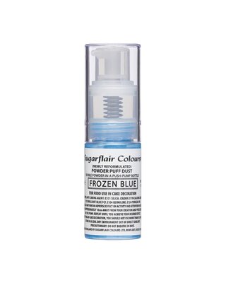 sugarflair Sugarflair Pump Spray Powder Puff Dust -Frozen Blue-